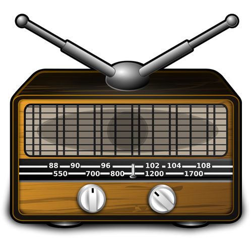 10 Vintage Radio Vector Images