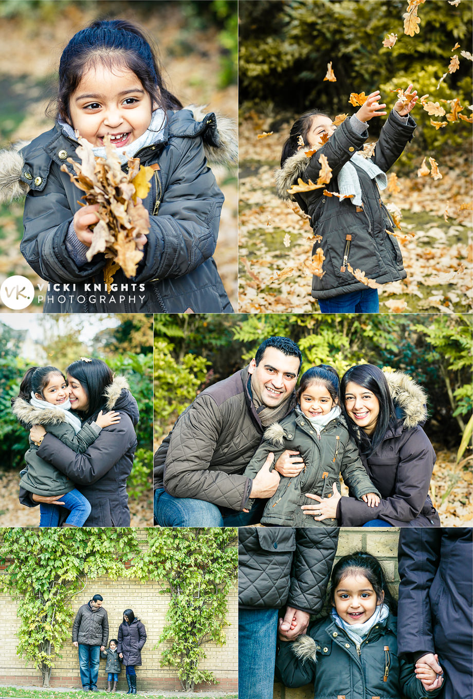 Outdoor Fall Family Photo Shoot