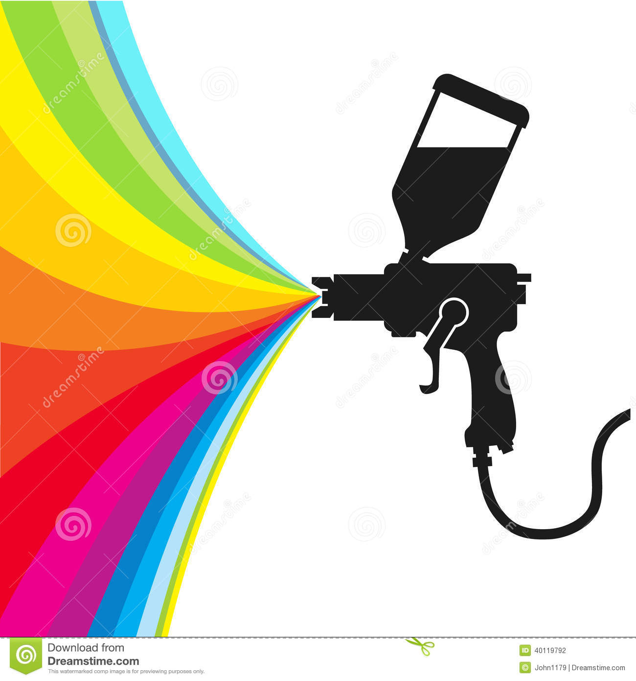 Paint Spray Gun Clip Art