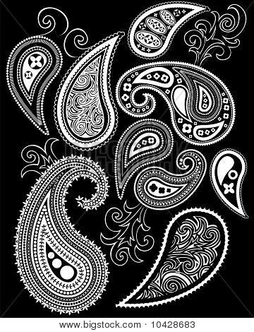 Paisley Designs Clip Art