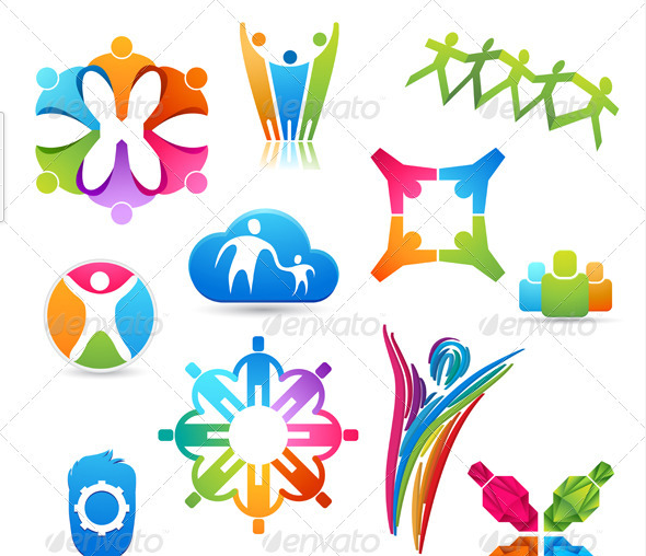 People Clip Art Icons and Symbols