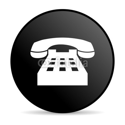 Phone Icon Black Circle Phone Icon Black Circle