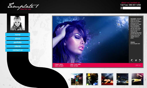 Photoshop Website Templates