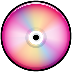 Pink CD Icon Pink CD Icon