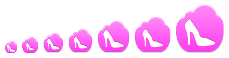 Pink Cloud Icon