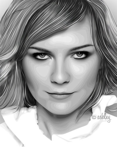 12 Realistic Vector Portraits Images