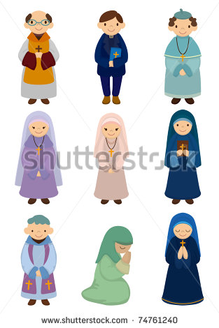Priest and Nun Cartoons
