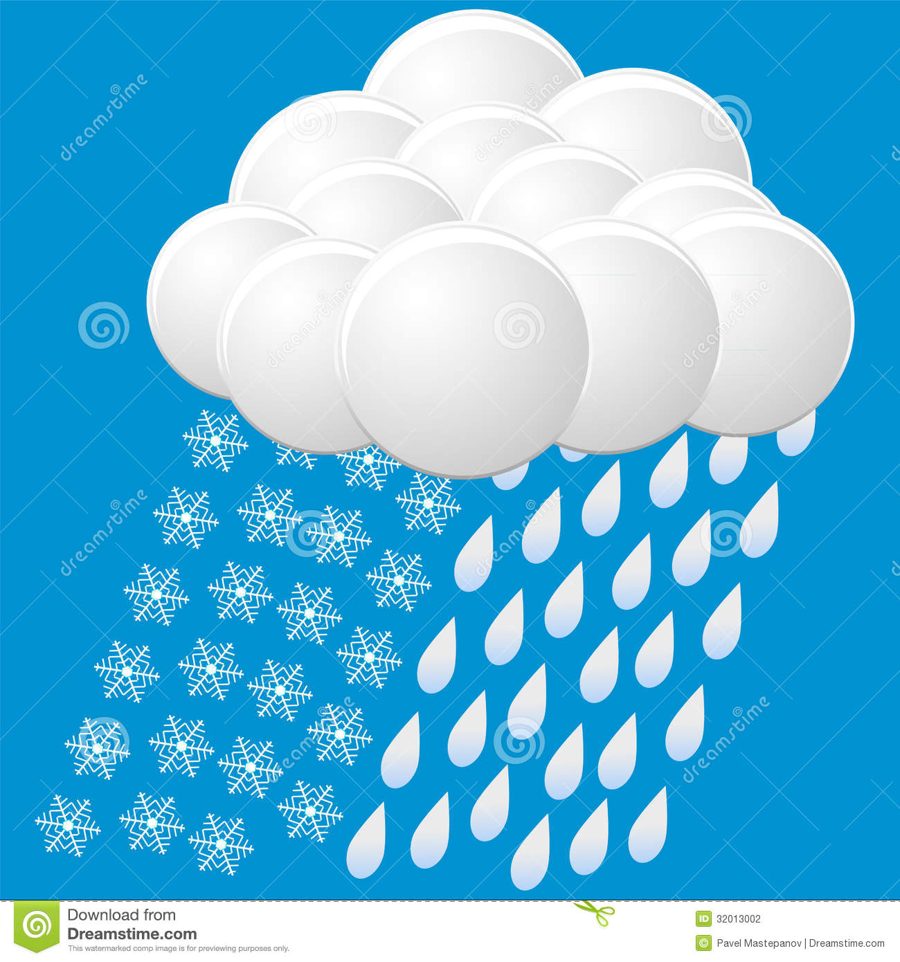 Rain and Snow Clip Art Rain and Snow Clip Art