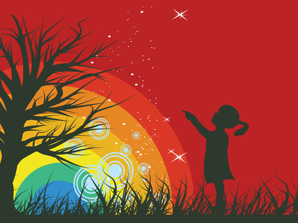 Rainbow Vector Graphics