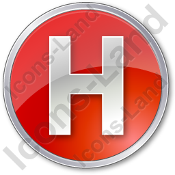 Red Circle Logo with H