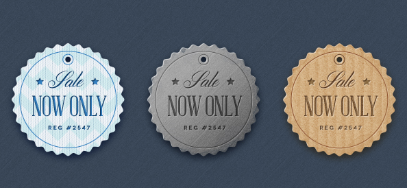 Retro Badge PSD Template