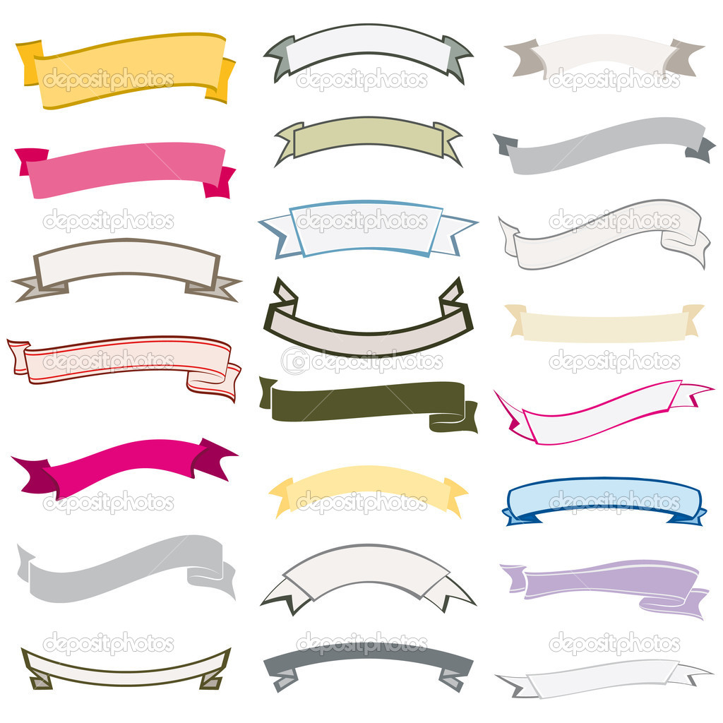 Ribbon Banner Vector