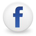 Round Facebook Icon Social Media