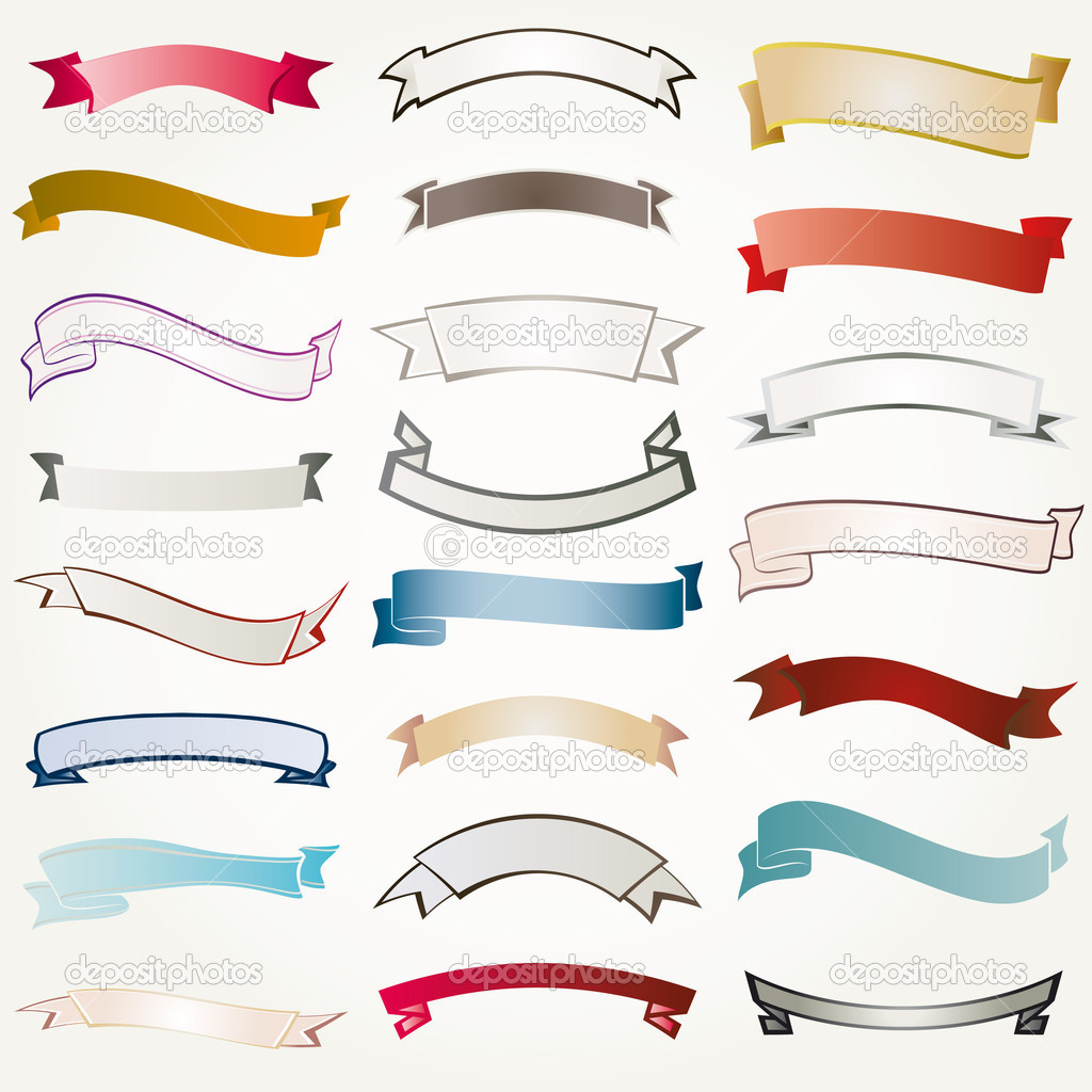 Scroll Ribbon Banner Vector Free