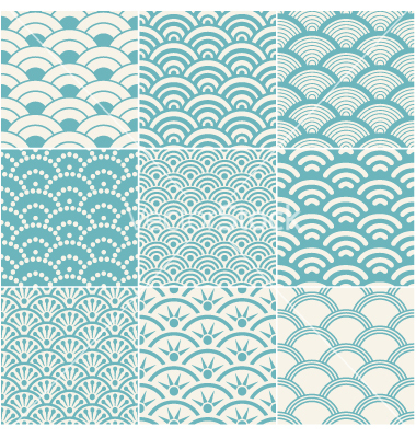 Seamless Ocean Wave Pattern