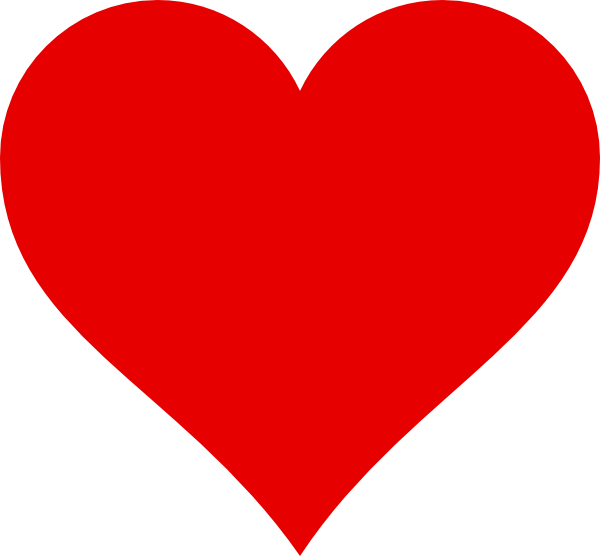 Simple Red Heart Clip Art Simple Red Heart Clip Art