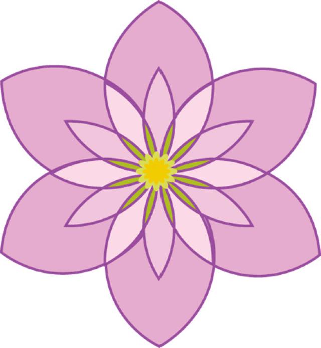 Social Media Icon Flower