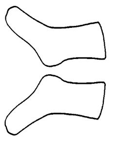 Socks Coloring Page Printable