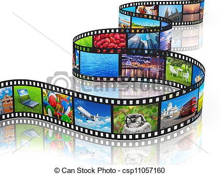 Streaming Media Clip Art