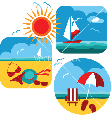 Summer Vacation Icons