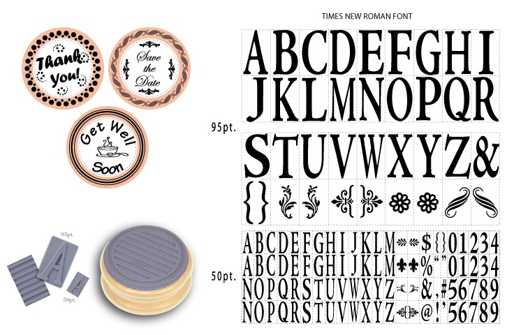Times New Roman Font for Monogram