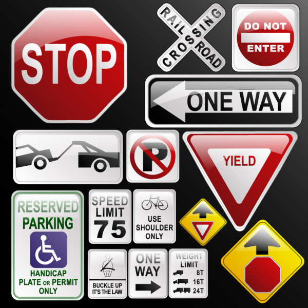 Traffic Sign Icons Free