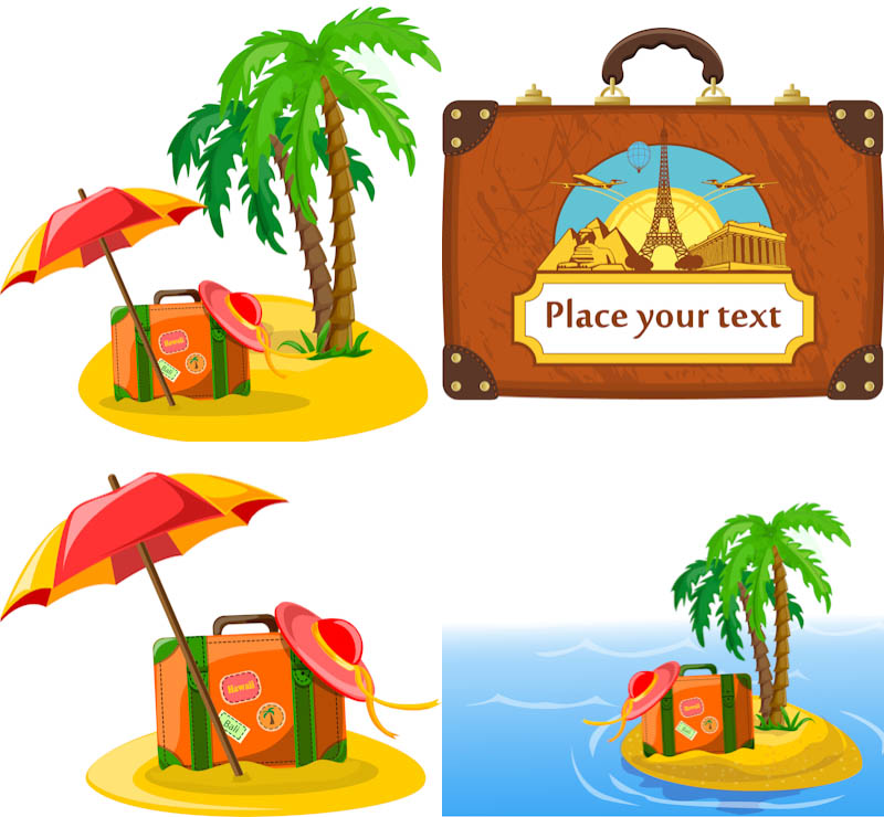 Travel Summer Vacation Clip Art Free