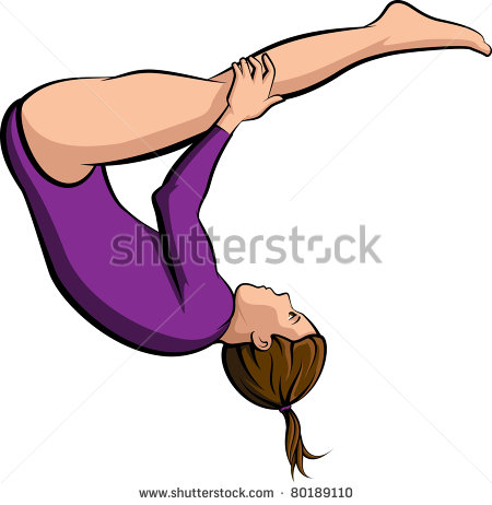 Tumbling Gymnastics Clip Art