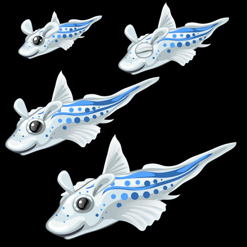 Vector Cartoon Fish