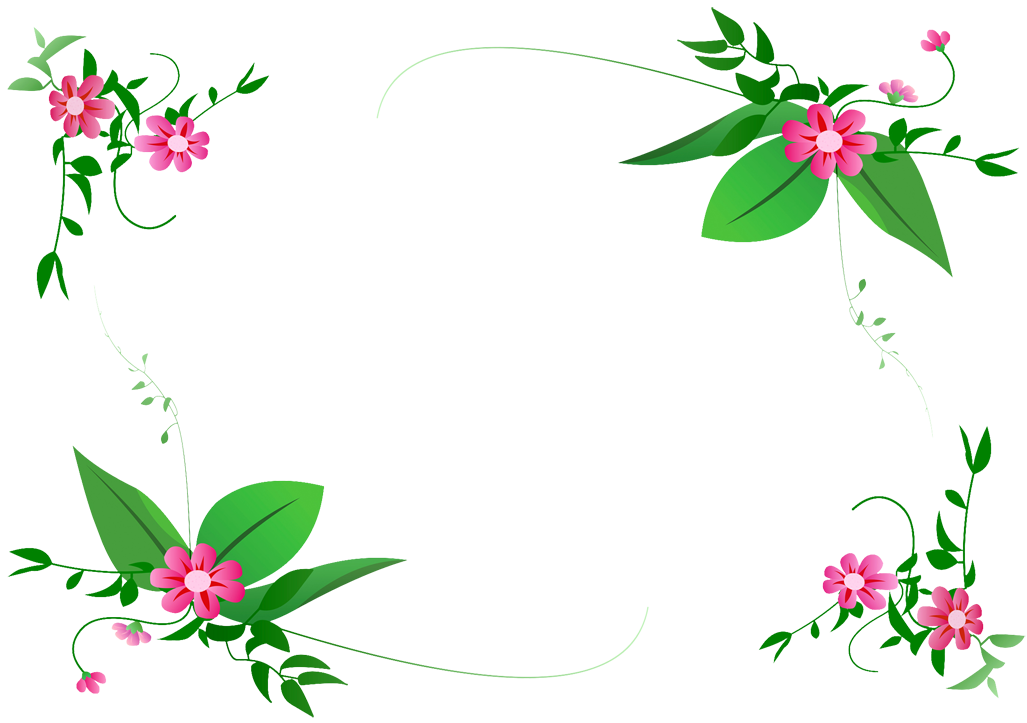 Vector Flower Border