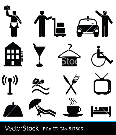 Vector Hotel Icons