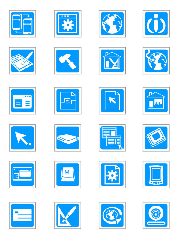 16 Information Technology Icon Set Free Images