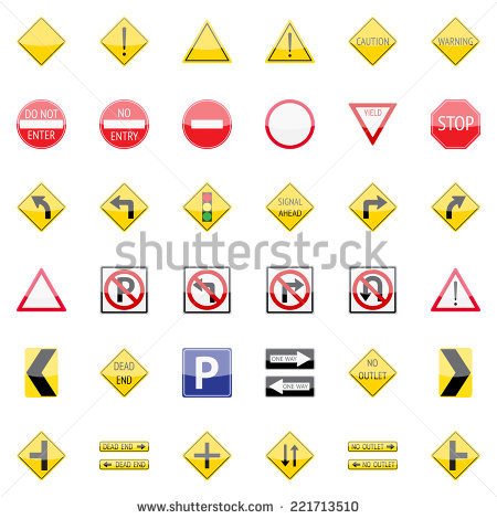 Vector Traffic Signs