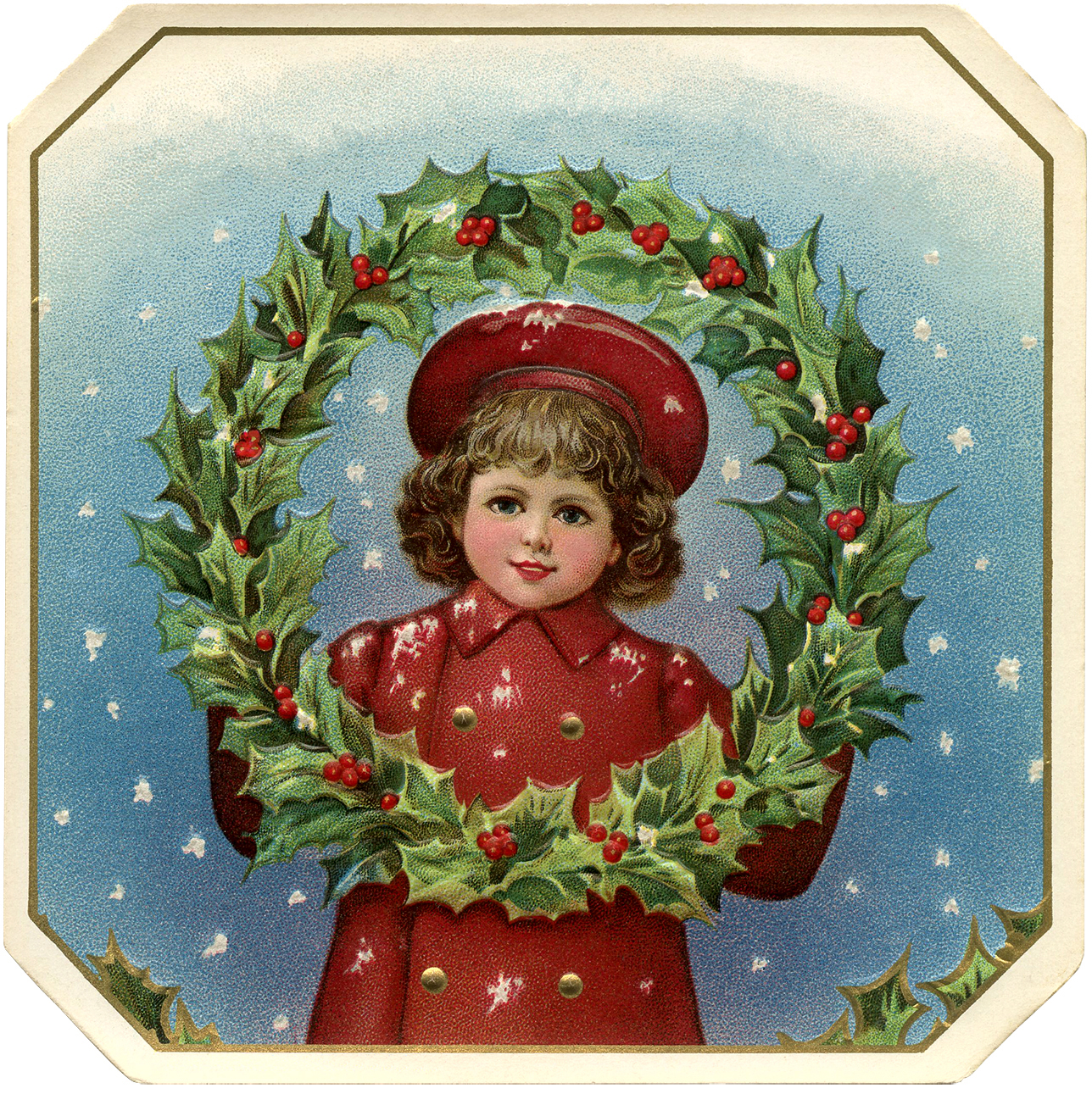 13 Victorian Christmas Graphics Images