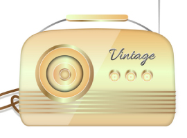 Vintage Radio Vector Free