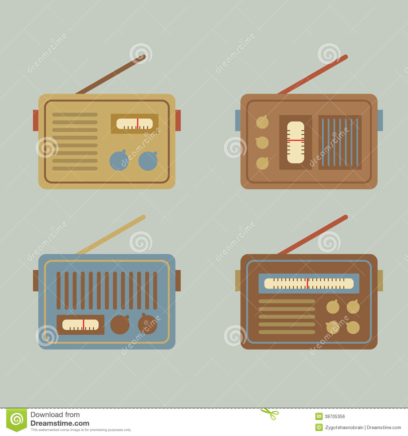 Vintage Radio Vectors