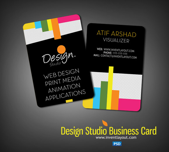 Visiting Card Design PSD