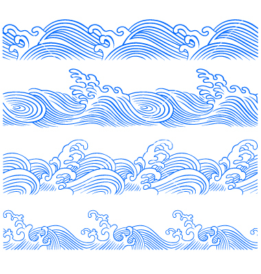 Wave Border Drawing