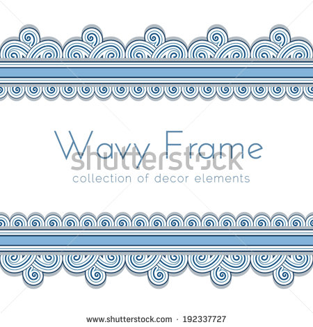 Wave Vector Border Frame