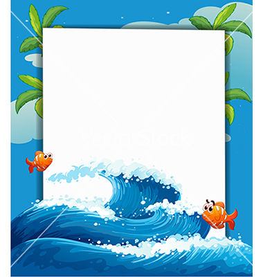 Wave Vector Border Frame