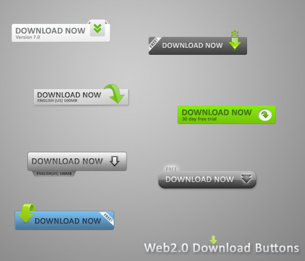 Web Page Buttons Free Download