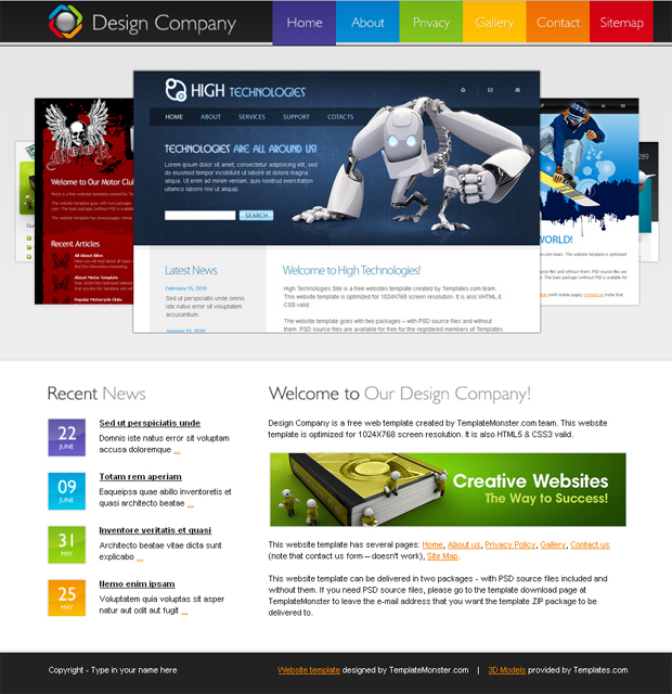 Website Design Templates Free Download Website Design Templates Free Download