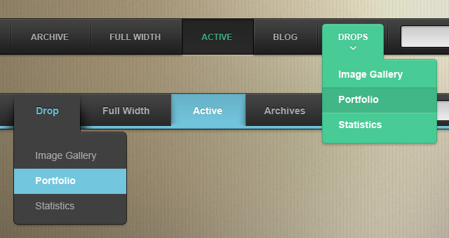 Website Menu Bar Website Menu Bar