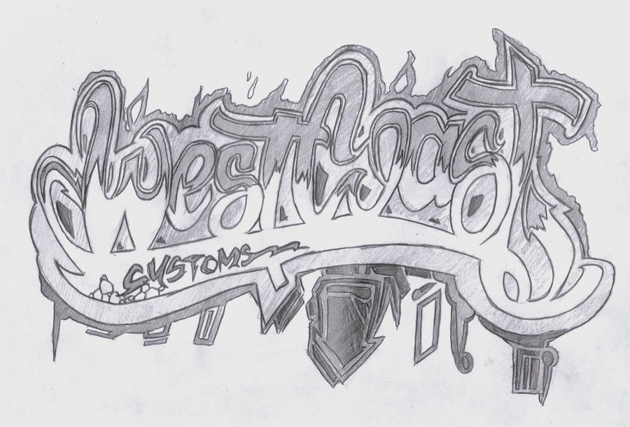 West Coast Graffiti Drawings West Coast Graffiti Drawings