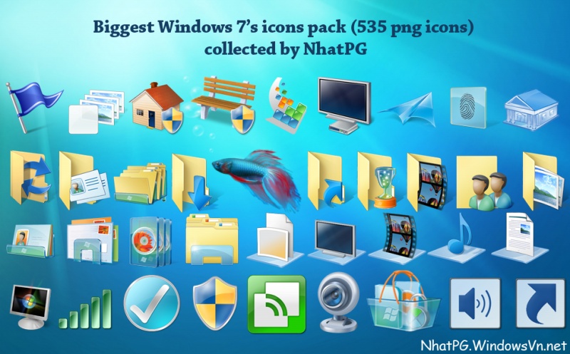 15 For Win 7 Icon Pack Images