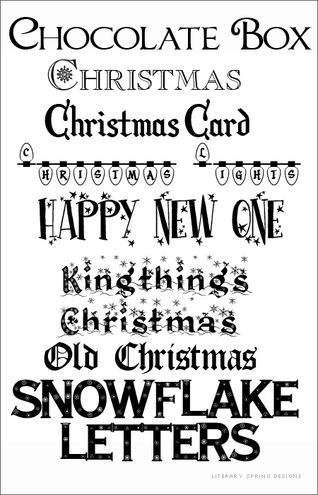 Winter Christmas Fonts