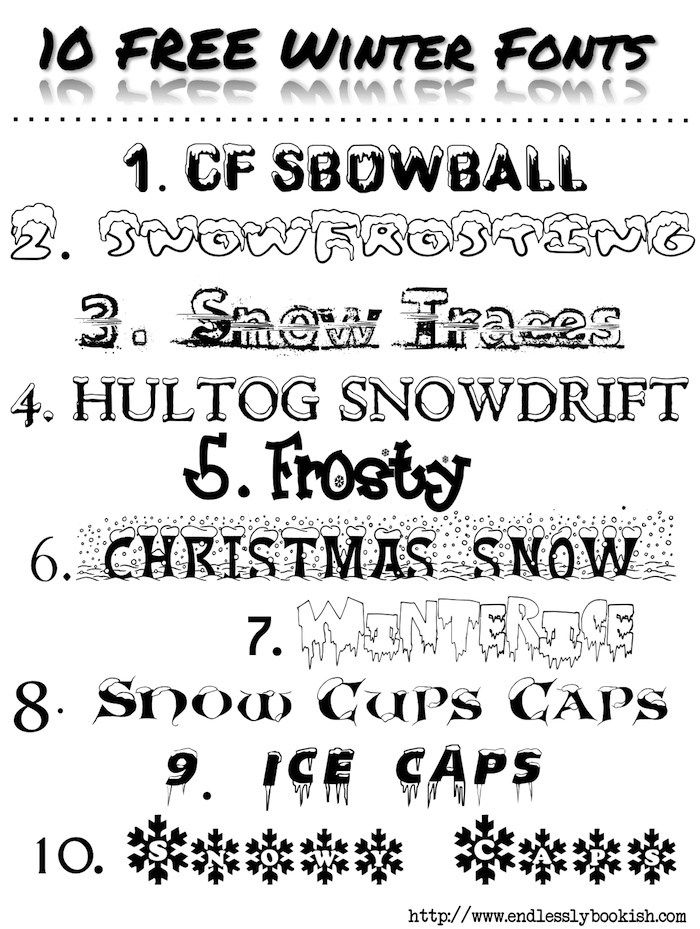 Winter Fonts