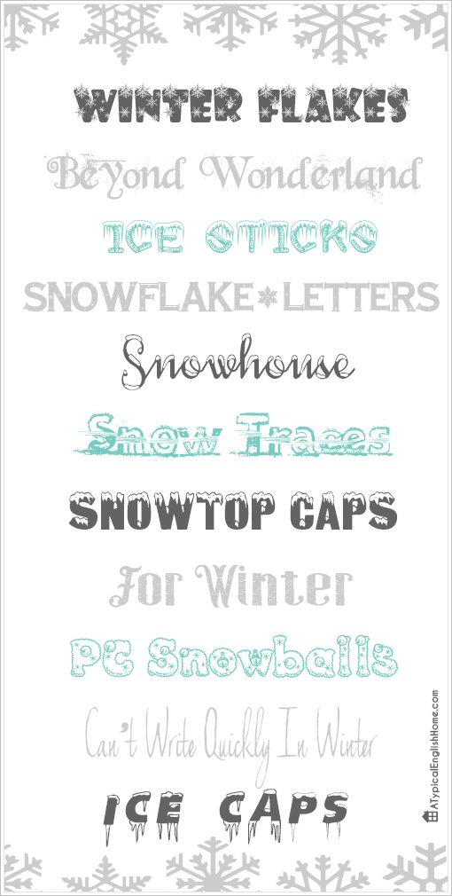 Winter Wonderland Font