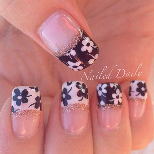 2014 Nail Art Designs Flowers