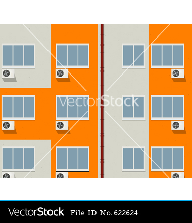 Apartment Building Vector